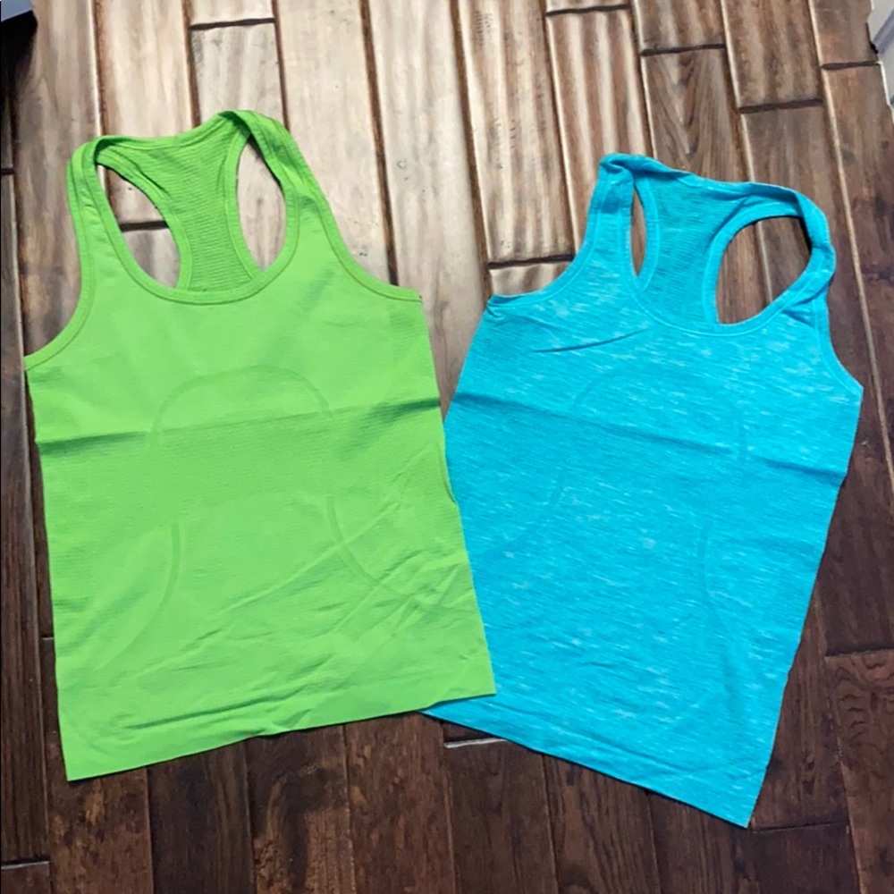 Swiftly racerback tank tops